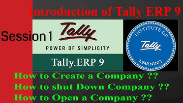 Introducing Tally ERP 9 // Class 1 // (What is tally? How it Works )