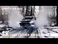 Toyota land cruiser 300 off road test in the mud snow sand and water lc 300 gr sport review
