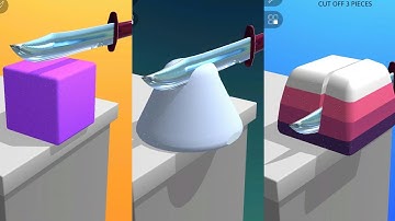 ASMR Slicing - Gameplay All levels 1-3 ( iOS/Android )