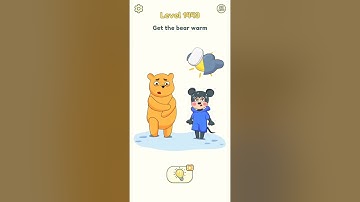 Dop 2 : Delete One Part | Level 1443 Get the bear warm | Solution Walkthrough