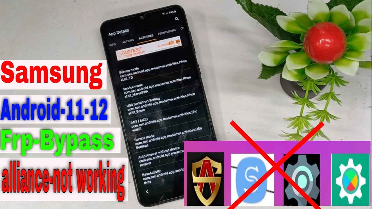 Alliance Shield x Not Working Samsung Android 11 FRP Bypass