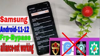 samsung android 11 12 frp bypass alliance shield knox not working latest solutions 2022 screenshot 2