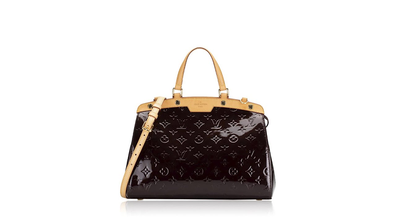 Replica Louis Vuitton M90233 Brea MM Tote Bag Monogram Vernis For Sale