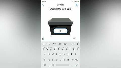 Easy Game - Whats in the black box? - Level 207 solution