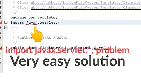 import javax.servlet.*; not exist or not found solution neatbeans | javax.servlet cannot be resolve