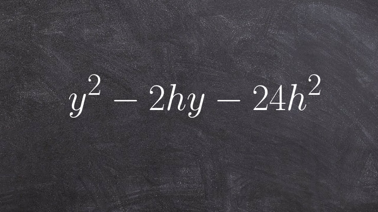 factoring-a-trinomial-with-multiple-variables-when-a-1-youtube