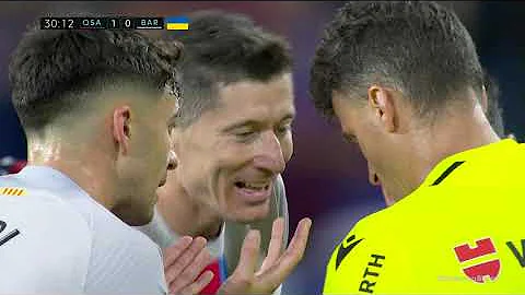 LEWANDOWSKI IS SENT OFF  vs. Osasuna | ESPN FC