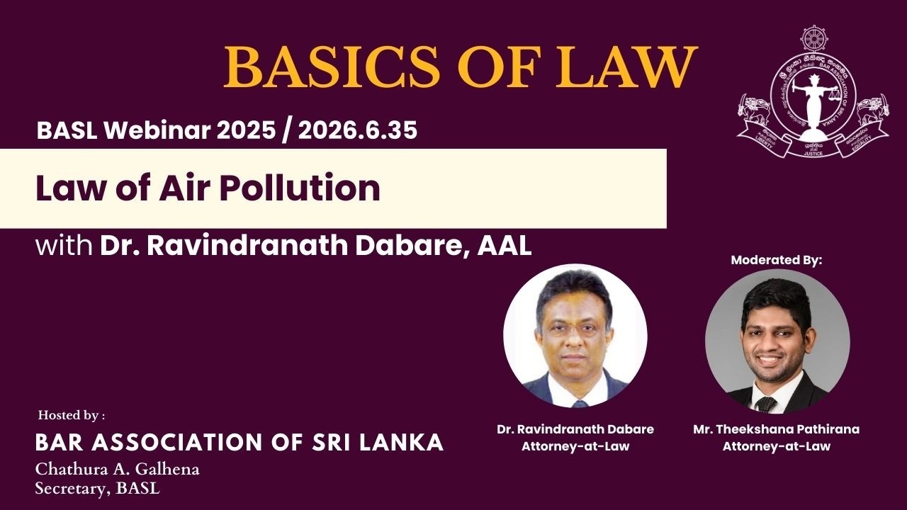Basics of Law: Law of Air Pollution