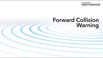 Accord with Honda Sensing® – Forward Collision Warning