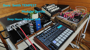 Dave Smith TEMPEST Modular Synths Deep House Minimal JAM 2024.10.12