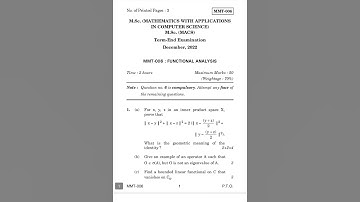 MMT-006    DECEMBER-2022 QUESTION PAPER IGNOU