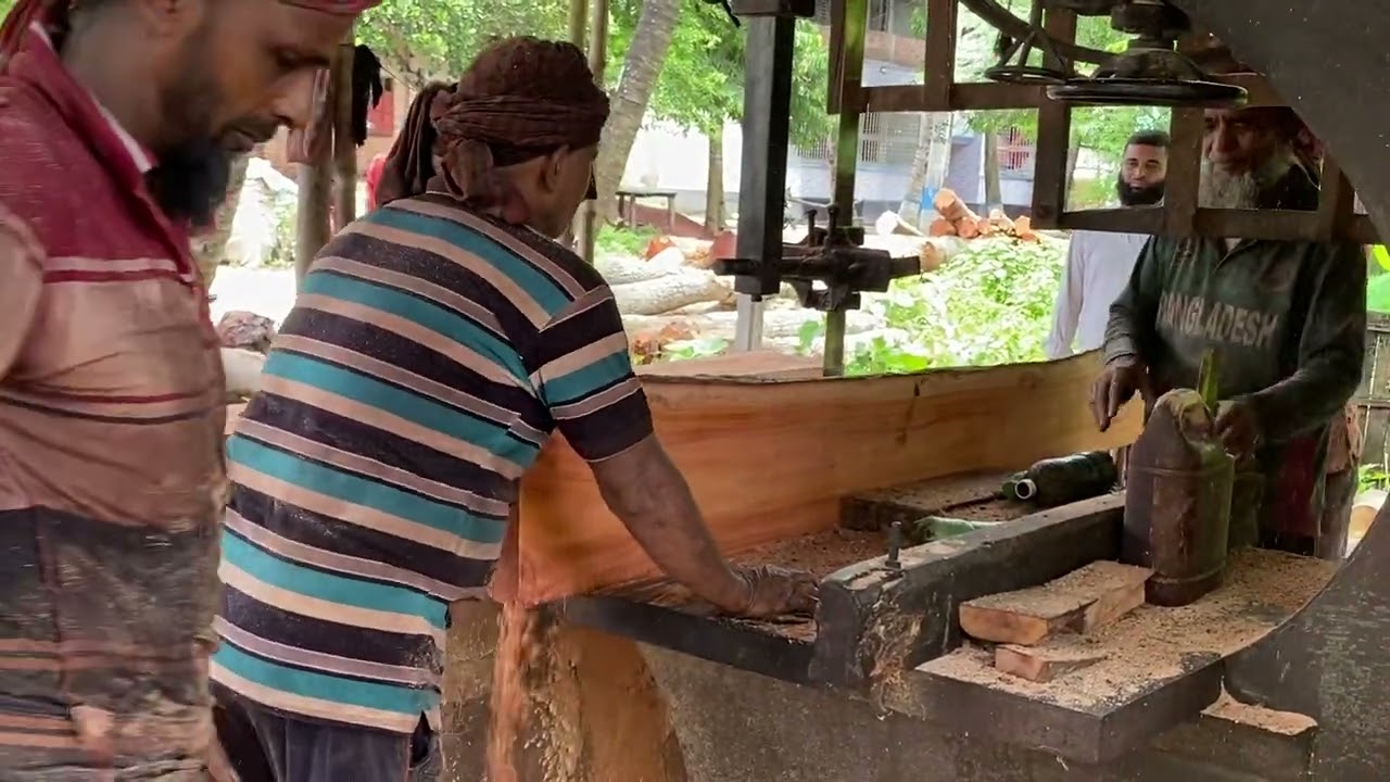 village tree cutting in Bangladesh