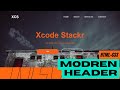 How to make a modern website using html css  website header design xcstackr