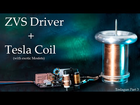 I built a 12V Tesla-Coil with EXOTIC Mosfets - Does it work?