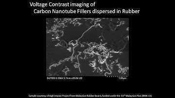 [Materials] Voltage Contrast imaging of Carbon Nanotube Fillers dispersed in Rubber