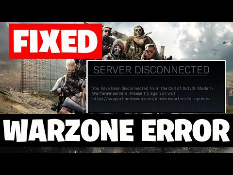 How To Fix Call Of Duty Warzone Server Disconnected (Connection To The Blizzard Game Server is Lost)