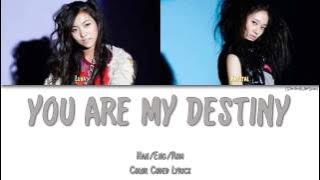 F(X) (에프엑스) - YOU ARE MY DESTINY (LUNA KRYSTAL) [Color Coded Han|Rom|Eng]