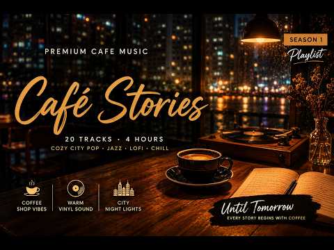 Seoul Café Stories ☕ Cozy Cafe City Pop Playlist | Relaxing Coffee Shop Music
