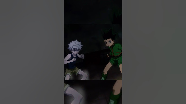 Gon et Killua s'enfuit | Hunter x Hunter