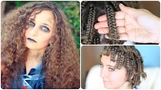 Zombie Cheerleader | Hair Pin Curls | Halloween Hairstyles Zombie Cheerleader | Hair Pin Curls | Halloween Hairstyles