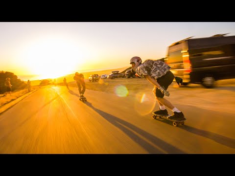 Crazy Longboard Sunset Session!