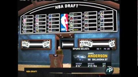 NBA 2k11 My Player Drafted To Miami Heat