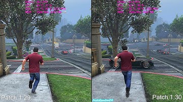 GTA 5 Patch 1.29 Vs Patch 1.30 Frame Rate Comparison - GTX 980 TI