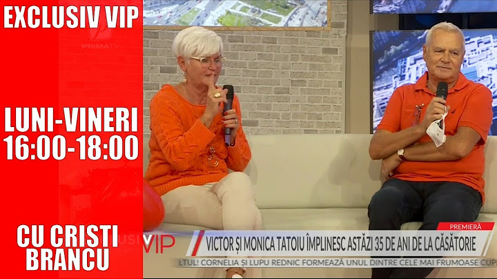 VICTOR ȘI MONICA TATOIU AU ÎMPLINIT 35 DE ANI DE CĂSĂTORIE. CUM S-AU CUNOSCUT CEI DOI