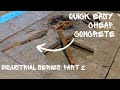 Making concrete for miniature wargaming scenery  quick cheap  easy 4steps  terrain tutorial
