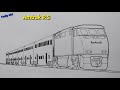 Drawing amtrak pacific surfliner trains  drawing amtrak train