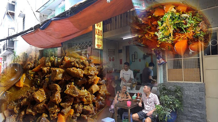 Bò kho ngon quận 3 võ văn tần