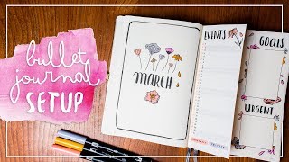 PLAN WITH ME | March 2019 Bullet Journal Setup | Dutch Door