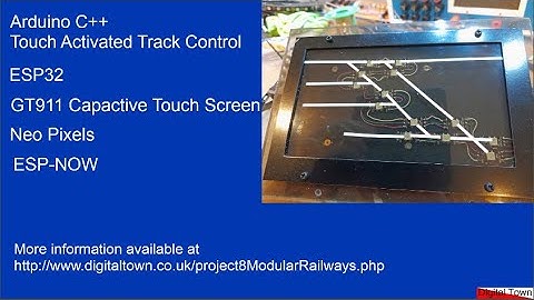 Model Railway Touch Track Control System