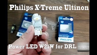 Philips Ultinon Pro6000 Red LED W21/5W Car Bulbs