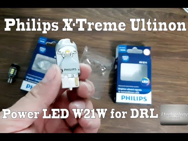 Philips T10 LED 12V W5W 6000K Bright Turn Signals Stylish Driving