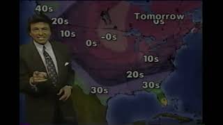 February 2, 1996 - Wpix - News At Ten - Mr. G Weather Report