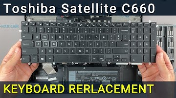 How to Replace Toshiba Satellite C660 Keyboard | Fix Unresponsive Keys DIY Guide