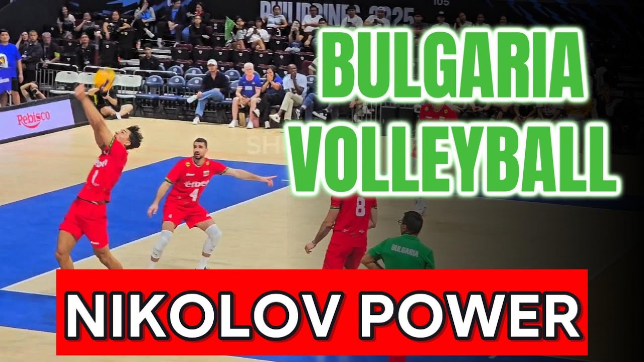 Nikolov vs Elite Opposition | Bulgaria vs Slovenia Men’s Volleyball