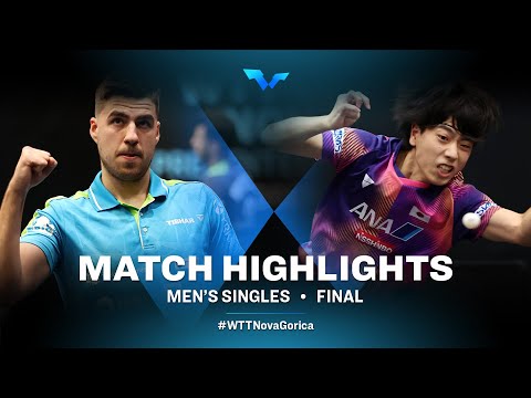 Highlights | Darko Jorgic vs Hiroto Shinozuka | MS Final | WTT Contender Nova Gorica 2022