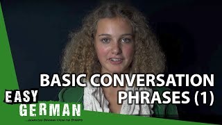 Easy German - Basic Conversation Phrases 1