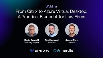 From Citrix to Azure Virtual Desktop: A Practical Blueprint for Law Firms