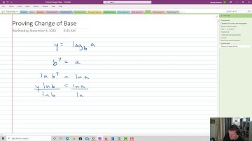 Proving Change of Base