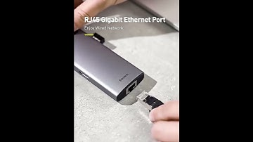 Baseus USB Type C HUB USB C to HDMI-compatible RJ45 SD Reader PD