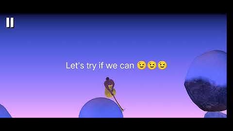 Getting over it with Bennett Foddy snow balls run #YT videos #gameplay