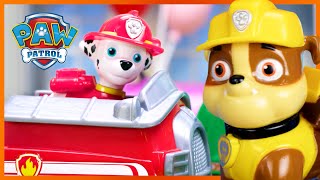 The Pups Save a Party at Town Hall! | PAW Patrol | Toy Play for Kids