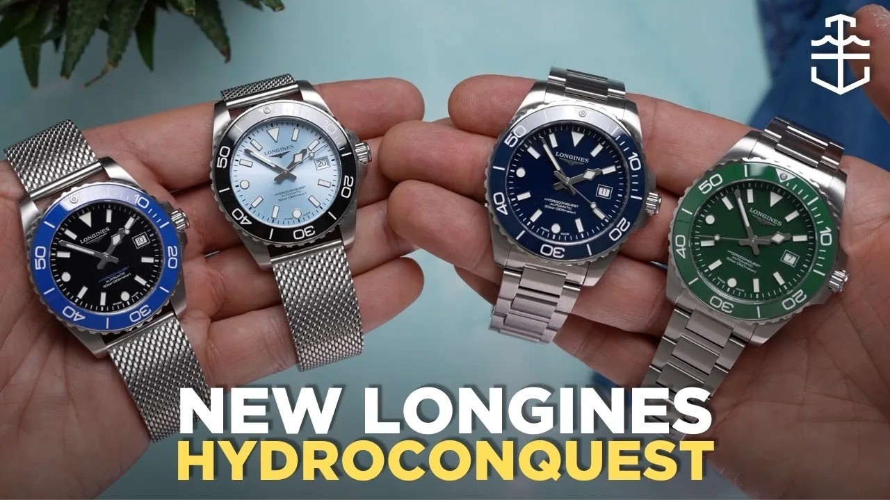 New Longines Hydroconquest 2026: New 39mm case, mesh bracelet, and more