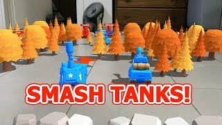 AR Smash Tanks!- Explosive Board Game for iOS & Android screenshot 1