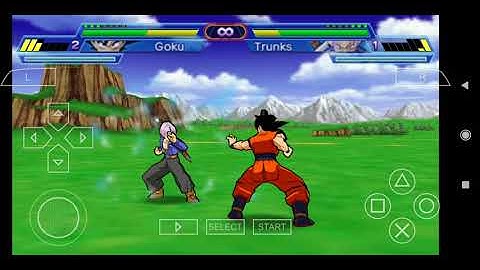 Goku Vs Future Trunks | Dragon Ball Z - Shin Budokai 2