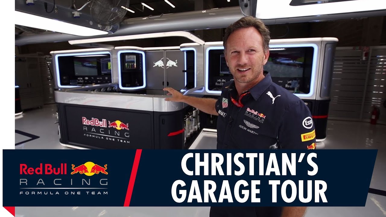 formula 1 garage tour
