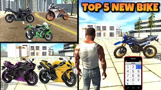 TOP 5 SUPERBIKES CHEAT CODE - Indian Bike Driving 3d ( New Update ) screenshot 4